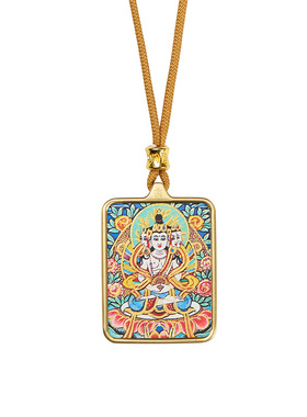 【峨眉山官方】本命唐卡吊坠项链