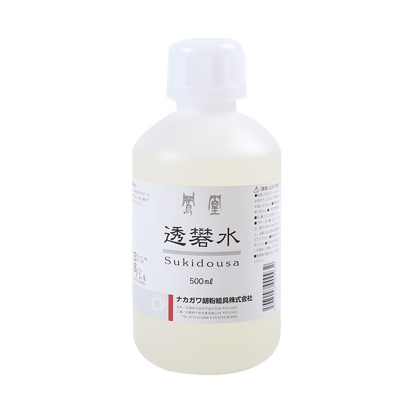 工笔画用胶矾液日本凤凰进口书画明矾胶水国画调胶颜料岩彩调胶熟