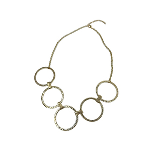 atmshop复古宫廷欧美金色圈圈拼接夸张项链vintage个性辣妹锁骨链