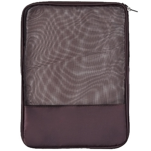 A4透明文件袋加厚网格尼龙拉链档案袋资料袋试卷收纳夹拉边补习袋