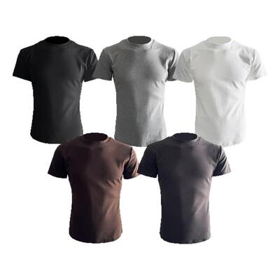 基础款260克纯棉修身短袖T恤男