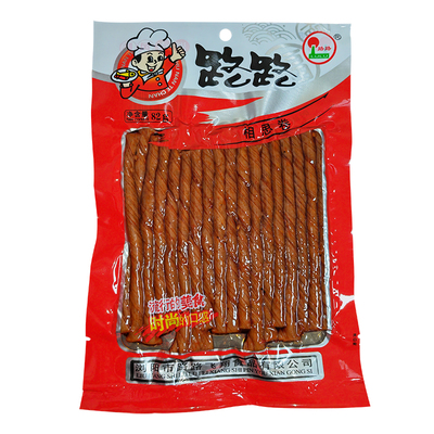 路路素牛筋92g/袋相思卷九道素牛筋麻辣零食嚼劲十足休闲怀旧小吃