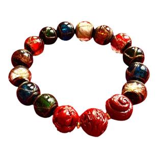 古法琉璃手串2026赤马红羊年太岁化三合生肖北京法物原珠改编赋能