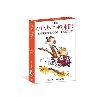 【预售】卡尔文与跳跳虎：便携式简编套装 1 The Calvin and Hobbes Portable Compendium Set 1 原版英文漫画书