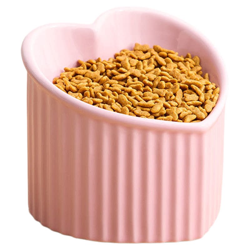 MAJACAT猫咪喝水碗斜面陶瓷色釉