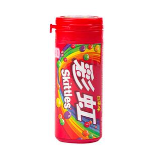 彩虹糖原果味30克瓶装多口味休闲零食随身携带水果口味儿童糖果
