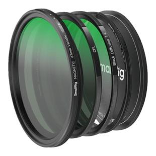 斯莫格67mm相机镜头滤镜手机减光镜可调ND2-32圆形CPL偏振镜磁吸52mm黑柔适用iPhone17 16摄影M T卡口转接环