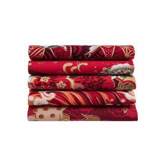 口金包和风烫金碎花布服装面料香包手工拼布diy香囊纯棉花布布头