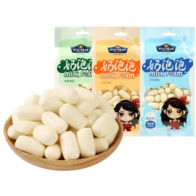 世纪牧场奶泡泡酥脆微甜内蒙特产