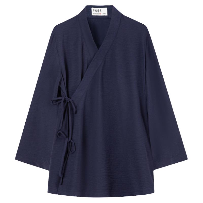 新款交领汉服里衣太极服打底中衣内搭系带贴身男女同款中国风斜襟