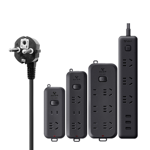 公牛欧标转换插头泰国排插德标韩国插座法国德国欧洲插排接线板