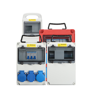 手提插座箱工业开关防水配电箱工地移动电源检修箱户外塑料箱定制