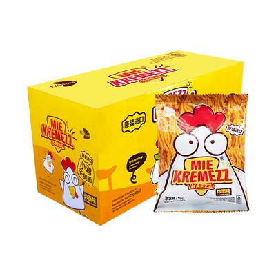 MIE KREMEZZ麦凯吉印尼进口小鸡面办公室追剧干脆面休闲小零食