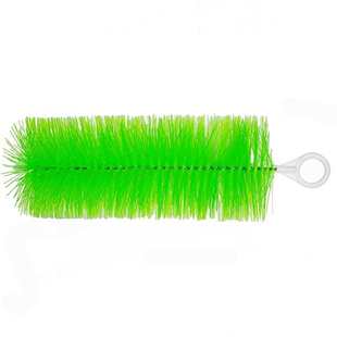 水族箱锦鲤鱼池过滤毛刷底滤材料十字304不锈钢1.6芯绿色优质毛刷