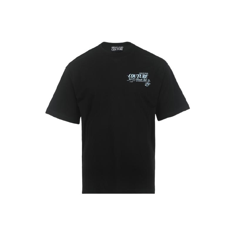 【自营】Versace Jeans Couture男款SS26宽松休闲Logo徽标短袖T恤