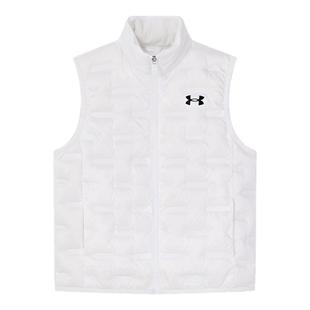 安德玛童装男女童轻薄羽绒马甲冬季新款儿童运动马甲防寒保暖上衣