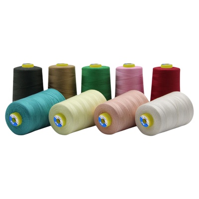 柳青线粗线涤纶牛仔线结实缝纫线