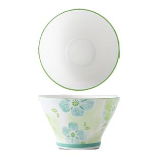 高颜值日式四季餐具陶瓷米饭碗家用斗笠面碗2024新款碗碟套装组合