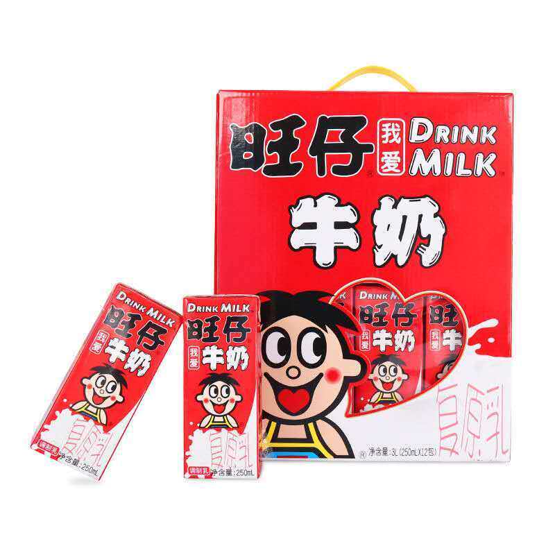旺仔牛奶190ml*12复原乳儿童早餐