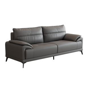 高档办公室沙发商务老板室会客区接待贵宾会议室洽谈办公沙发真皮