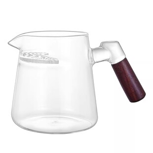 加厚高档月牙带茶漏过滤网一体玻璃茶壶泡绿茶器分茶杯公道杯茶具