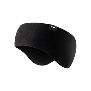 李宁保暖耳罩冬季滑雪运动护耳户外骑行女男跑步头巾发带吸汗防风