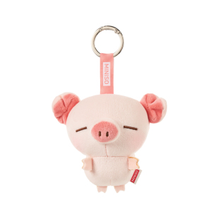 MINISO 名创优品BBO猪毛绒挂件可爱生日礼物呆萌包包挂饰送闺蜜
