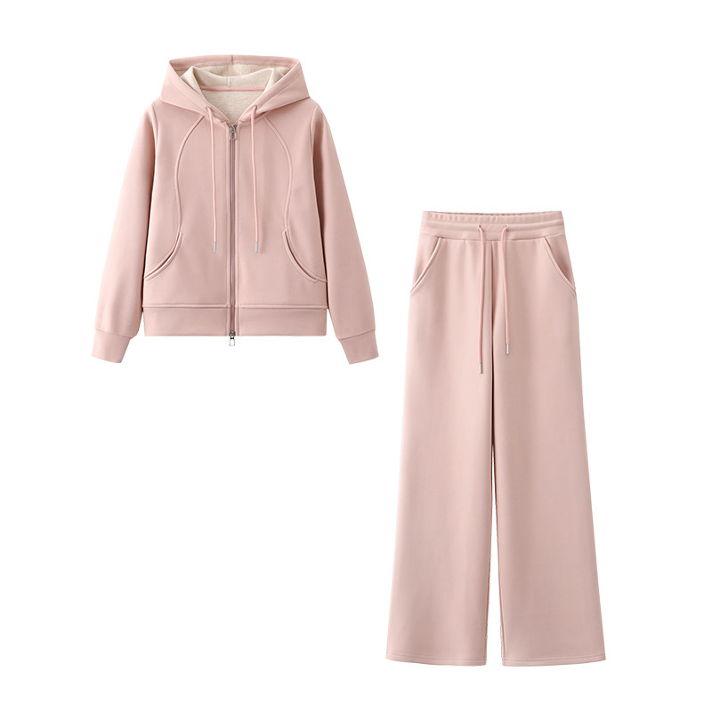 韩系一整套ootd穿搭chic运动套装