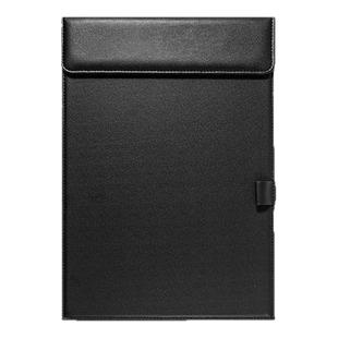 天色 可定制A4皮质磁性书写板夹会议垫板便签夹书写板商务办公黑色合同报告书写签约夹商务文件皮质板夹 黑色