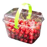 网红手提水果盒草莓一次性透明果篮打包盒葡萄冬枣2斤装包装盒子