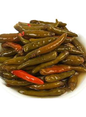 腌制小米椒咸菜下饭菜青小米椒