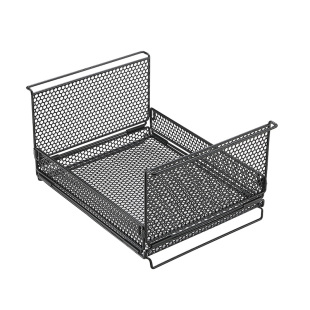 柯曼IGT沥水篮多功能1单元模块收纳箱半门折叠款置物架桌边收纳架