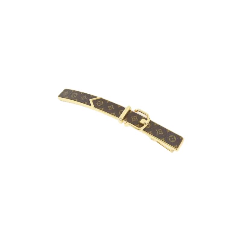 中古二奢LV路易威登A级95新BarretteLoop钥匙扣钥匙扣M00566老花