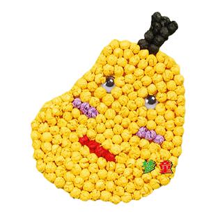 水果手揉纸贴画宝宝幼儿园手工制作材料包DIY益智儿童玩具搓纸画