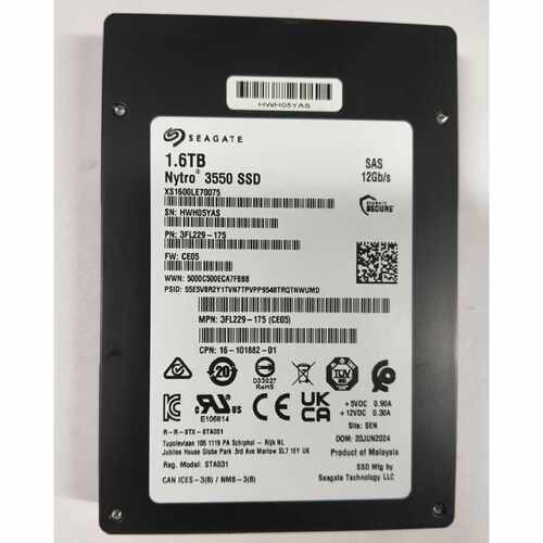 溢价-希捷原厂Nytro35501.6TB企业级SSD型号XS1600LE70075