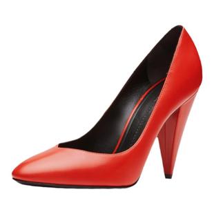 STELLA LUNA露娜女鞋高跟鞋牛皮圆头浅口粗跟简约女单鞋SLP117012