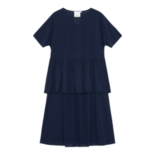 【新品】素然klee klee 夏季女士休闲简约环保棉轻薄棉布连衣裙