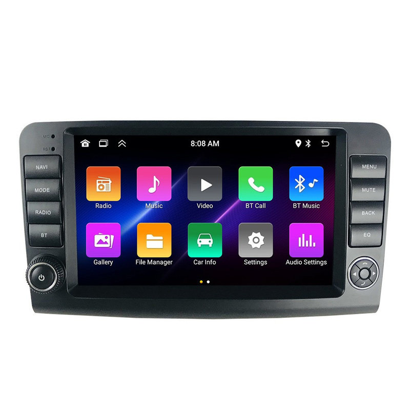 9寸适用奔驰ML GL W164 X164 Ml350 Ml300安卓导航一体机Carplay