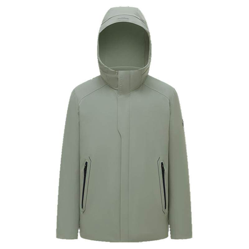 鹅绒商务新款羽绒服男波司登连帽