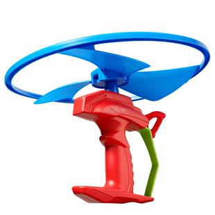 儿童手拉飞盘竹蜻蜓户外玩具软可回旋飞碟旋转飞天男女孩亲子互动