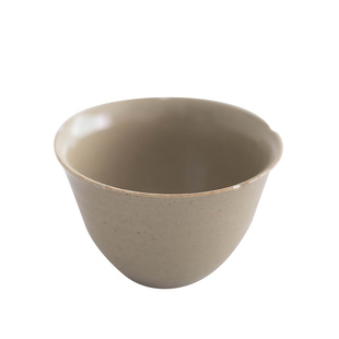 叶谭隐山堂家用中式葵口荷青品茗杯单杯原创青釉陶瓷薄胎小巧喝茶