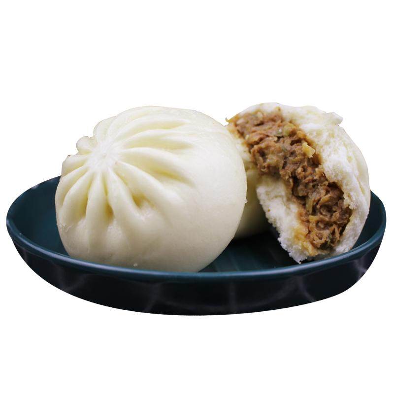 山东大包子老面鲜肉包清真牛肉丸包素羊肉灌汤小笼包早餐早饭速食