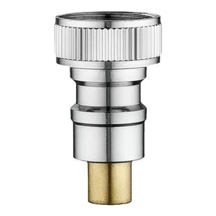 全铜洗衣机水龙头转接头进水管通用万能接口46分止水家用水嘴换器