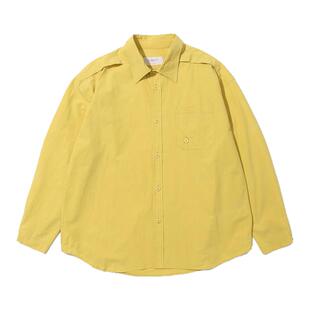 TIRES 25AW 日系复古休闲廓形衬衫 进口匹马棉面料弯刀长袖衬衣