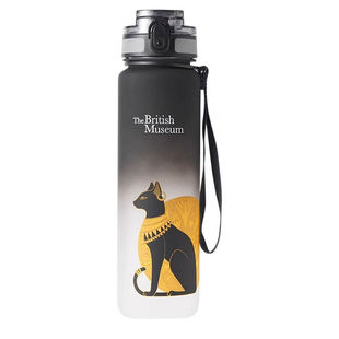 大英博物馆运动水杯1L大容量户外运动随行水壶送男女生生日礼物
