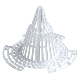 花盆底孔塑料网垫兰花沥水罩多肉盆栽防漏土网垫片垫底网透气漏水