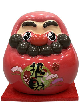 金石工坊许愿达摩桌面装饰小摆件