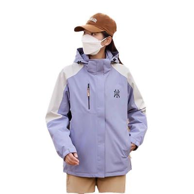 冲锋衣女三合一可拆卸防风防水男