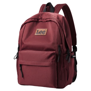 Lee女士双肩包大容量休闲简约防泼水旅行背包轻便初高中学生书包