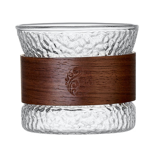 忆壶茶玻璃小茶杯主人杯防烫品茗杯单个喝茶杯子套装6只功夫茶具